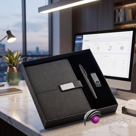 Vip Defter Kalem Usb Bellek Set